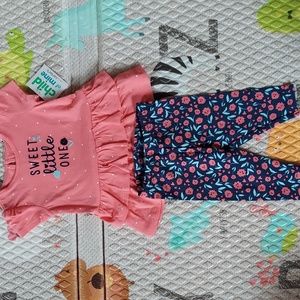Carters 3-6 month pink outfit
